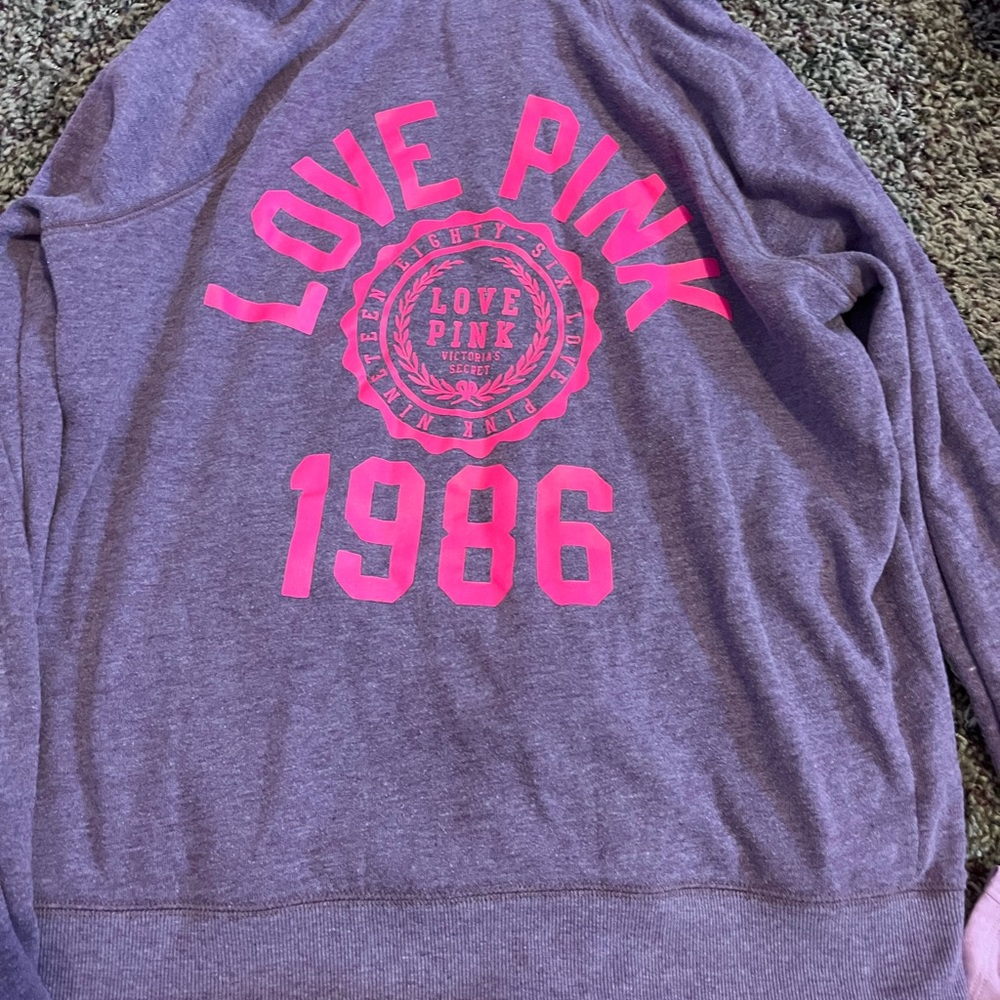 Pink full zip